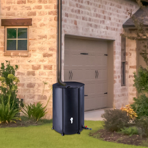 Flexible PVC Made Portable Top Open Rainwater Storage Barrel 160L For Sale