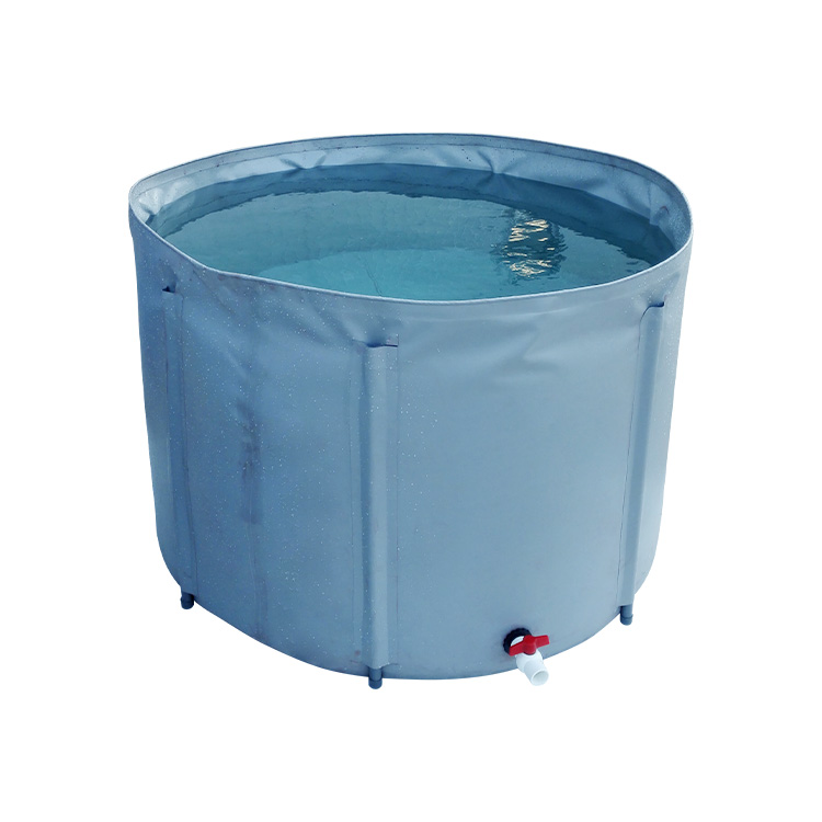 Flexible PVC Made Portable Top Open Rainwater Storage Barrel 160L For Sale