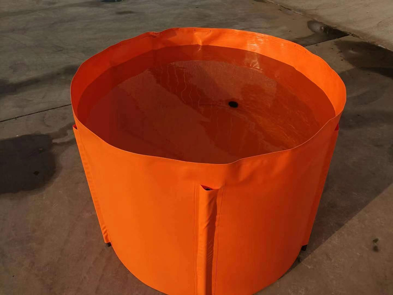 Folding Rainwater Bucket Rain Collection Barrel Made With PVC Tarpaulin Price List