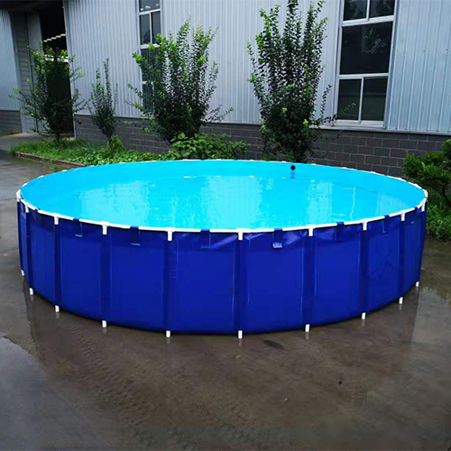 Wholesale Foldable PVC Tank For Fish Farming Pond Tilapia Breeding Fish Pool 10X1.0m 