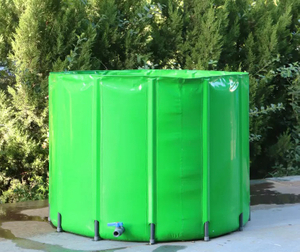 Portable PVC Fabric Made Rain Barrel Rainwater Harvesting Flexible Container Supplier