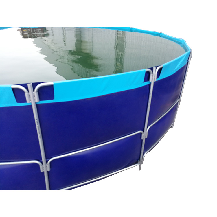 Foldable Plastic Tanks For Fish PVC Fish Tank For Breeding With Steel Spporting For Sale 