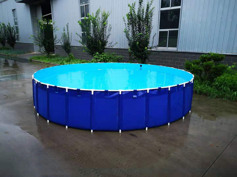 Foldable Plastic Tank Fish Pond Outdoor PVC Pond Tank Fish Pool Tank Price List 