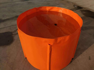 Foldable PVC Rainwater Barrel Water Prepared Emergency Storage Bucket Price