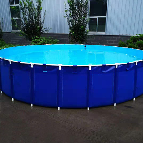 Wholesale Foldable PVC Tank For Fish Farming Pond Tilapia Breeding Fish Pool 10X1.0m 